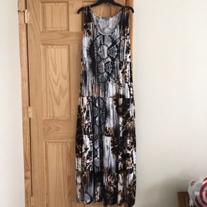Long Sleeveless Maxi Dress